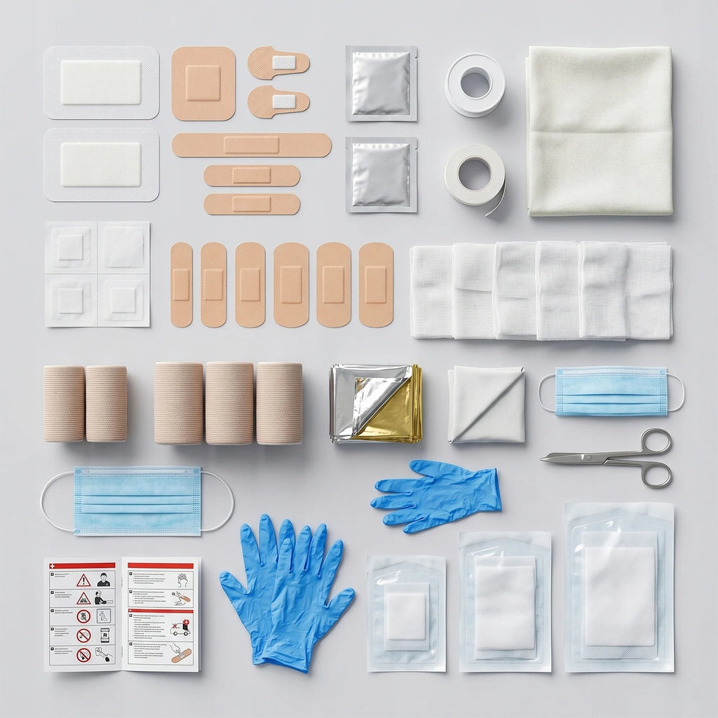 Kit de Premiers Secours Voiture – Certifié Norme Européenne DIN 13164:2022